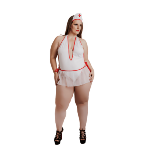 Fantasia Emergencia De Saia Plus Size Jeito Sexy