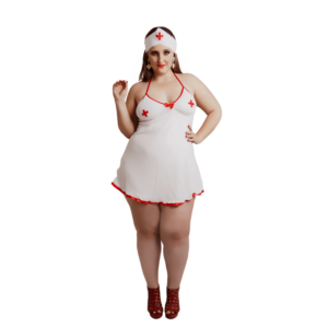 Fantasia Emergencia De Saia Plus Size Jeito Sexy