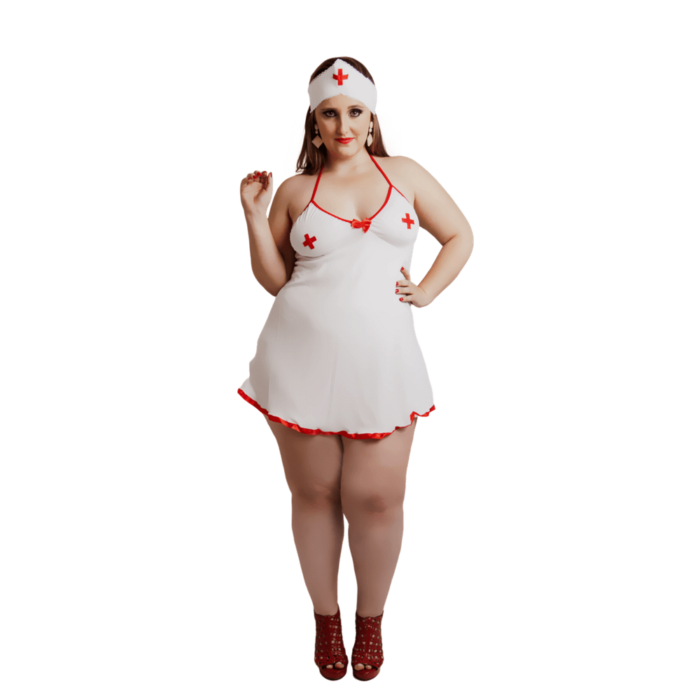 Fantasia Emergencia De Saia Plus Size Jeito Sexy